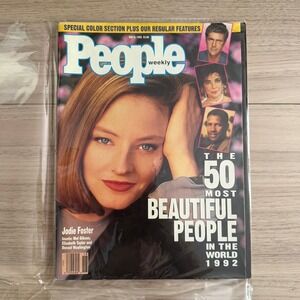 People Magazine May‎ 4 1992 Jodie Foster 50 Most Beautiful People Multi